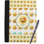 Emojis Notebook Padfolio - Large w/ Name or Text