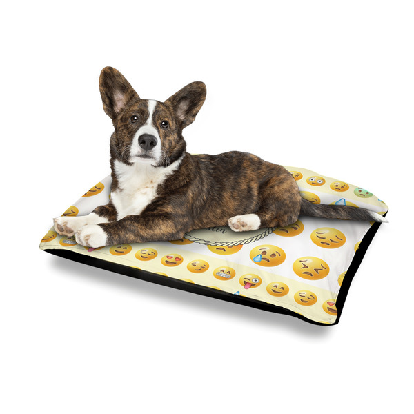 Emojis Outdoor Dog Beds - Medium - IN CONTEXT