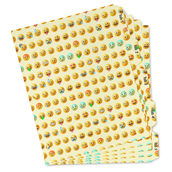Custom Emojis Binder Tab Divider - Set of 5 (Personalized)