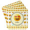 Emojis Paper Coasters - Front/Main