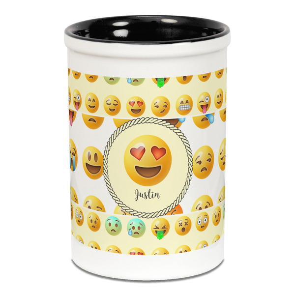 Emojis Pencil Holder - Black