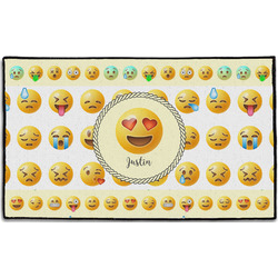 Emojis Door Mat - 60"x36" (Personalized)