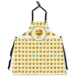 Emojis Apron Without Pockets w/ Name or Text