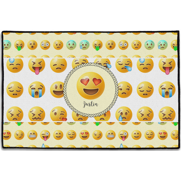 Custom Emojis Door Mat - 36"x24" (Personalized)