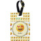 Emojis Plastic Luggage Tag - Rectangular w/ Name or Text