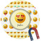 Emojis Personalized Round Fridge Magnet