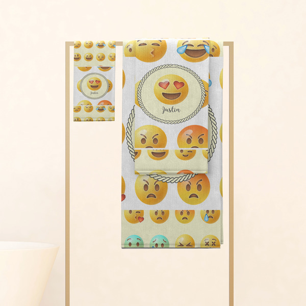Emojis Personalized Towel Set