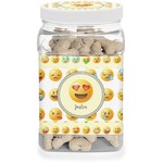 Emojis Dog Treat Jar (Personalized)