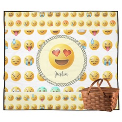 Emojis Outdoor Picnic Blanket (Personalized)