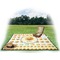 Emojis Picnic Blanket - with Basket Hat and Book - in Use