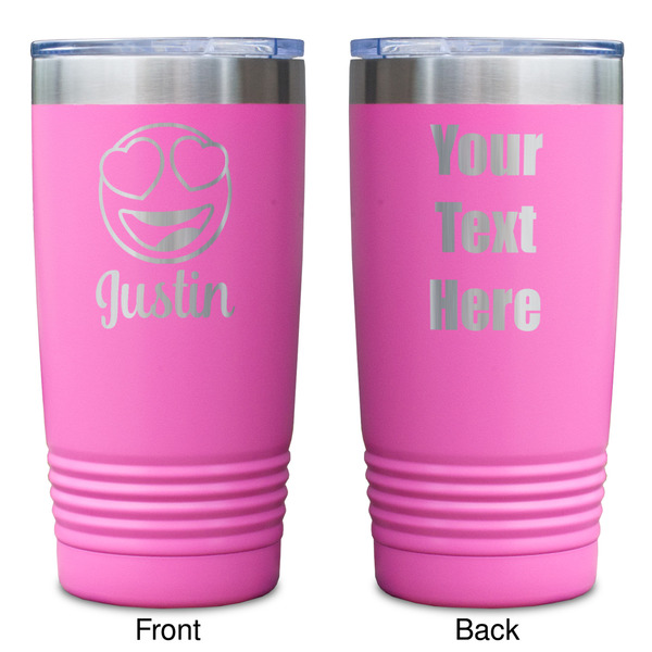 Emojis Pink Polar Camel Tumbler - 20oz - Double Sided - Approval