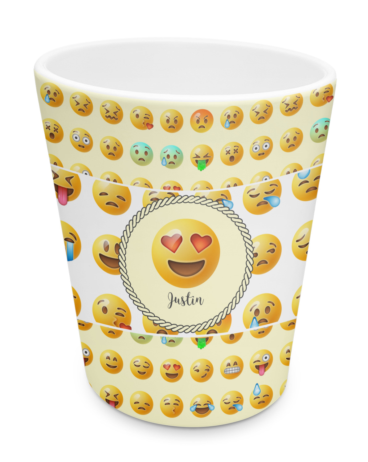 Emojis Plastic Tumbler 6oz (Personalized) YouCustomizeIt