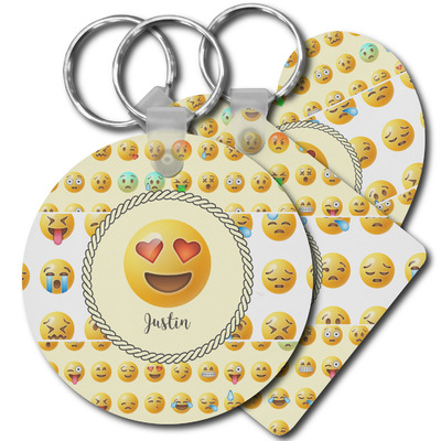 Emojis Plastic Keychain (Personalized)
