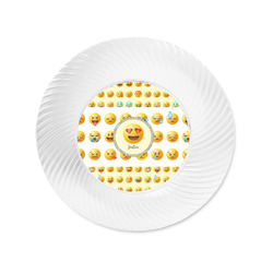 Emojis Plastic Party Appetizer & Dessert Plates - 6" (Personalized)