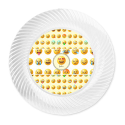Emojis Plastic Party Dinner Plates - 10" (Personalized)