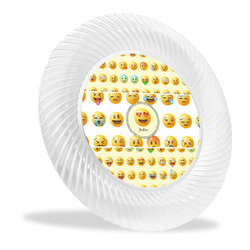 Emojis Plastic Party Dinner Plates - 10" (Personalized)