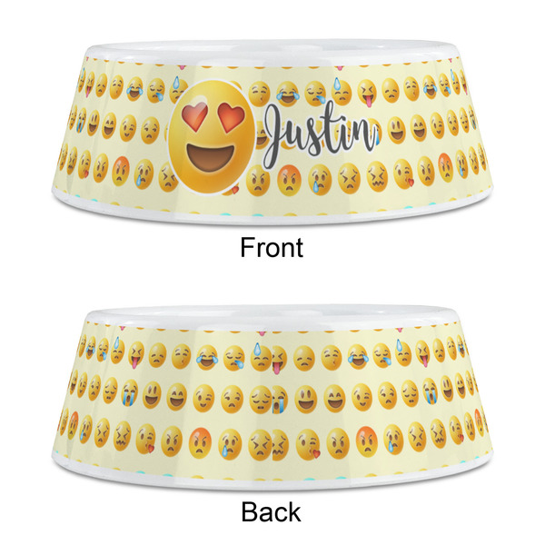 Emojis Plastic Pet Bowls - Medium - APPROVAL