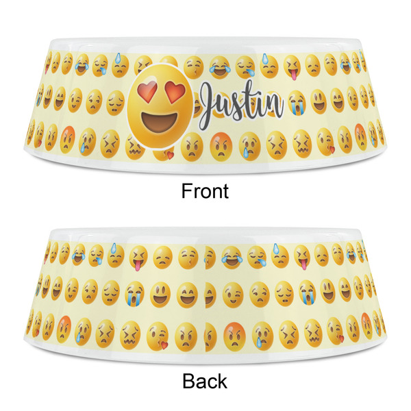 Emojis Plastic Pet Bowls - Small - APPROVAL