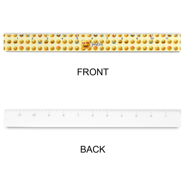 Emojis Plastic Ruler - 12" - APPROVAL