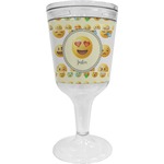 Emojis Wine Tumbler - 11 oz Plastic (Personalized)