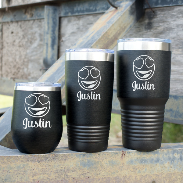 Emojis Polar Camel Tumblers - Group Shot