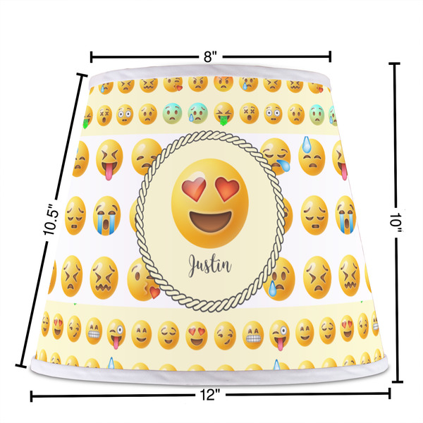 Emojis Poly Film Empire Lampshade - Dimensions