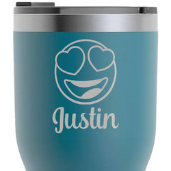 Emojis RTIC Tumbler - Dark Teal - Laser Engraved - Double-Sided (Personalized)