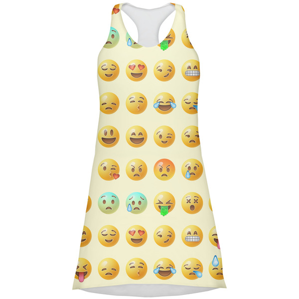 Custom Emojis Racerback Dress