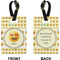 Emojis Rectangle Luggage Tag (Front + Back)