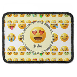 Emojis Iron On Rectangle Patch w/ Name or Text