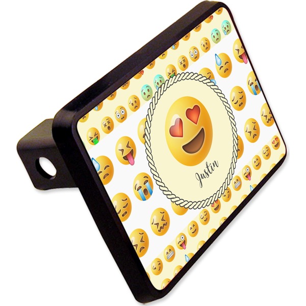 Custom Emojis Rectangular Trailer Hitch Cover - 2" (Personalized)