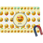 Emojis Rectangular Fridge Magnet (Personalized)