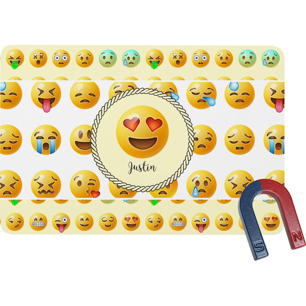 Custom Emojis Rectangular Fridge Magnet (Personalized)