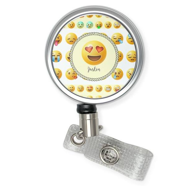 Custom Emojis Retractable Badge Reel (Personalized)