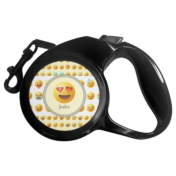 Custom Emojis Retractable Dog Leash - Large (Personalized)