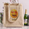 Emojis Reusable Cotton Grocery Bag - In Context