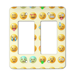 Emojis Rocker Style Light Switch Cover - Two Switch