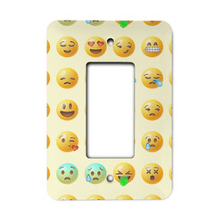 Emojis Rocker Style Light Switch Cover - Single Switch (Personalized)