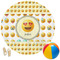Emojis Round Beach Towel (Personalized)