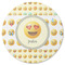 Emojis Round Coaster Rubber Back - Single