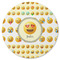 Emojis Round Rubber Backed Coaster (Personalized)