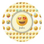 Emojis Round Decal - Small (Personalized)