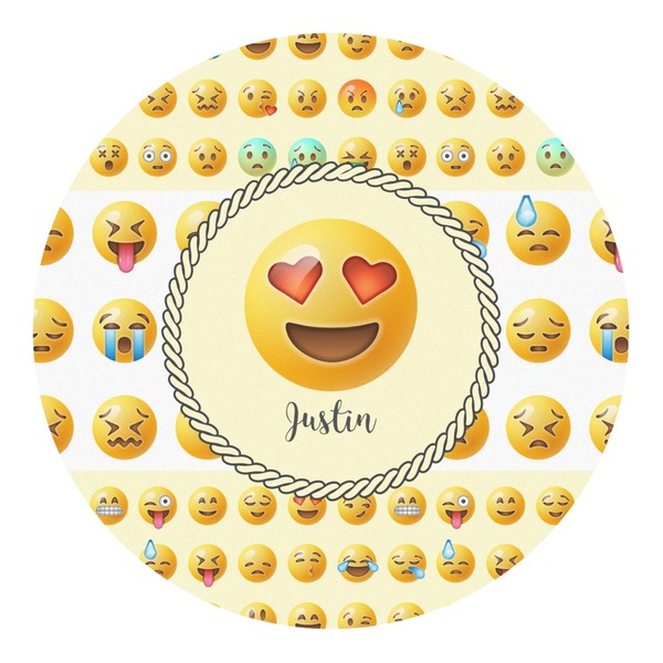 Custom Emojis Round Decal - XLarge (Personalized)