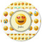 Emojis Round Fridge Magnet - FRONT