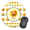 Emojis Round Mouse Pad