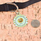 Emojis Round Pet ID Tag - Large - In Context