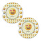 Emojis Sandstone Car Coasters - Set of 2