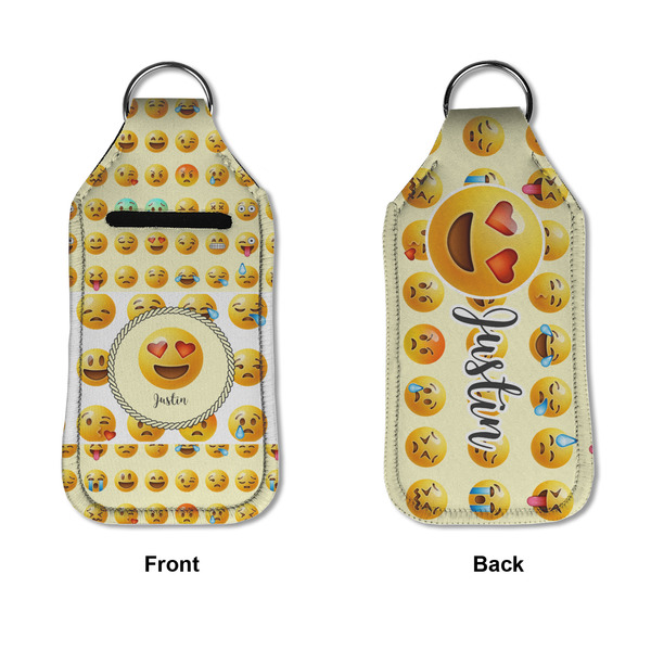Emojis Sanitizer Holder Keychain - Large APPROVAL (Flat)