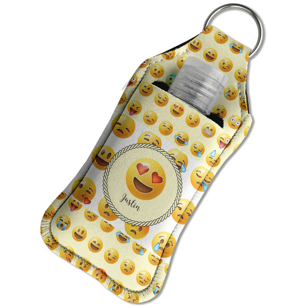 Emojis Sanitizer Holder Keychain - Large in Case