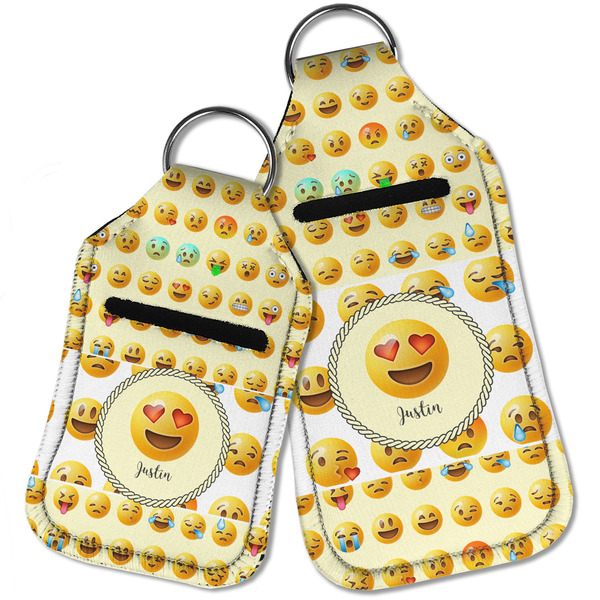 Emojis Sanitizer Holder Keychain - Parent Main